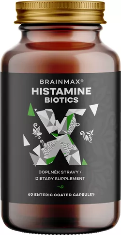 BrainMax Histamine Biotics, Histamin Probiotika, 60 kapslí